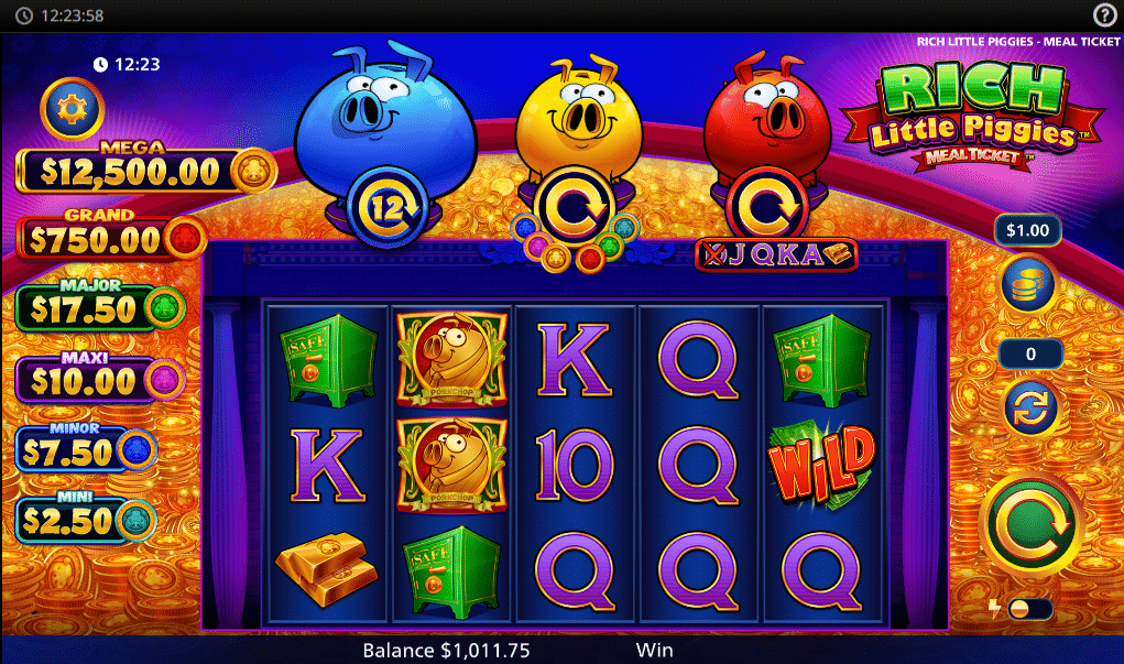 Rich Little Piggies Meal Ticket Base Game