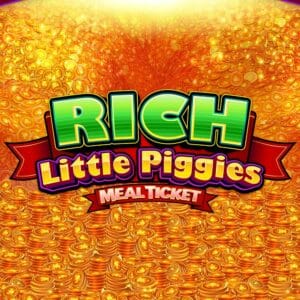 Rich Little Piggies Meal Ticket Slot Logo