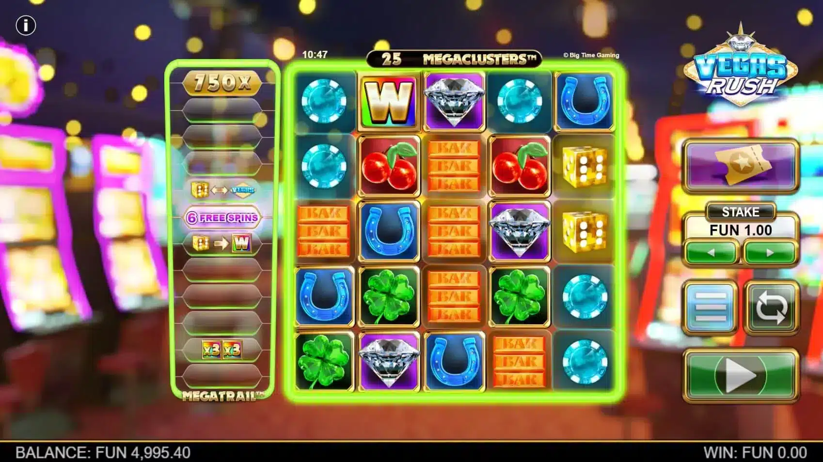 Vegas Rush Base Game