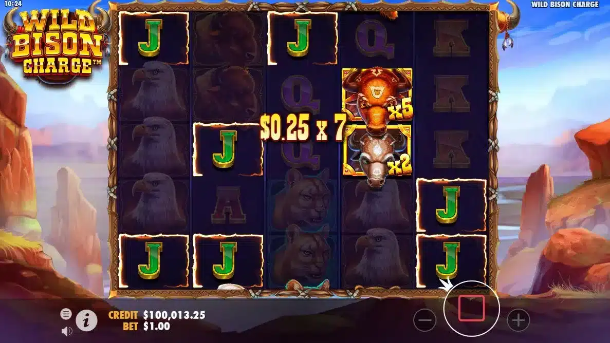 Wild bison Charge Wild Multipliers