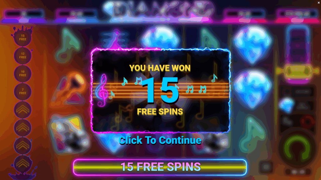 Bonus Buy and Encore Mode on diamond symphony slot