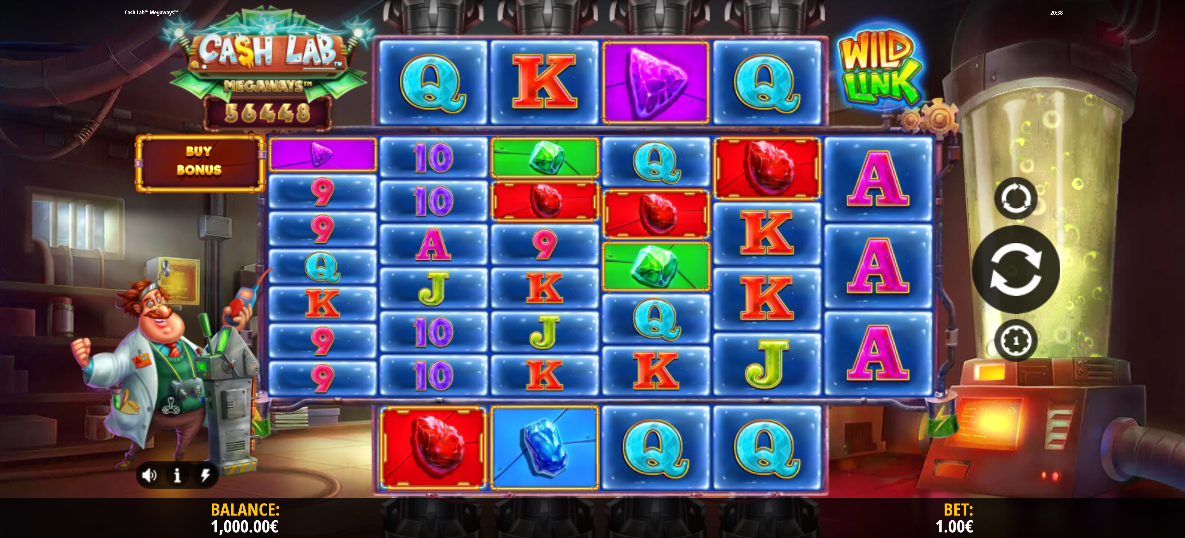 Cash Lab Megaways Base Game