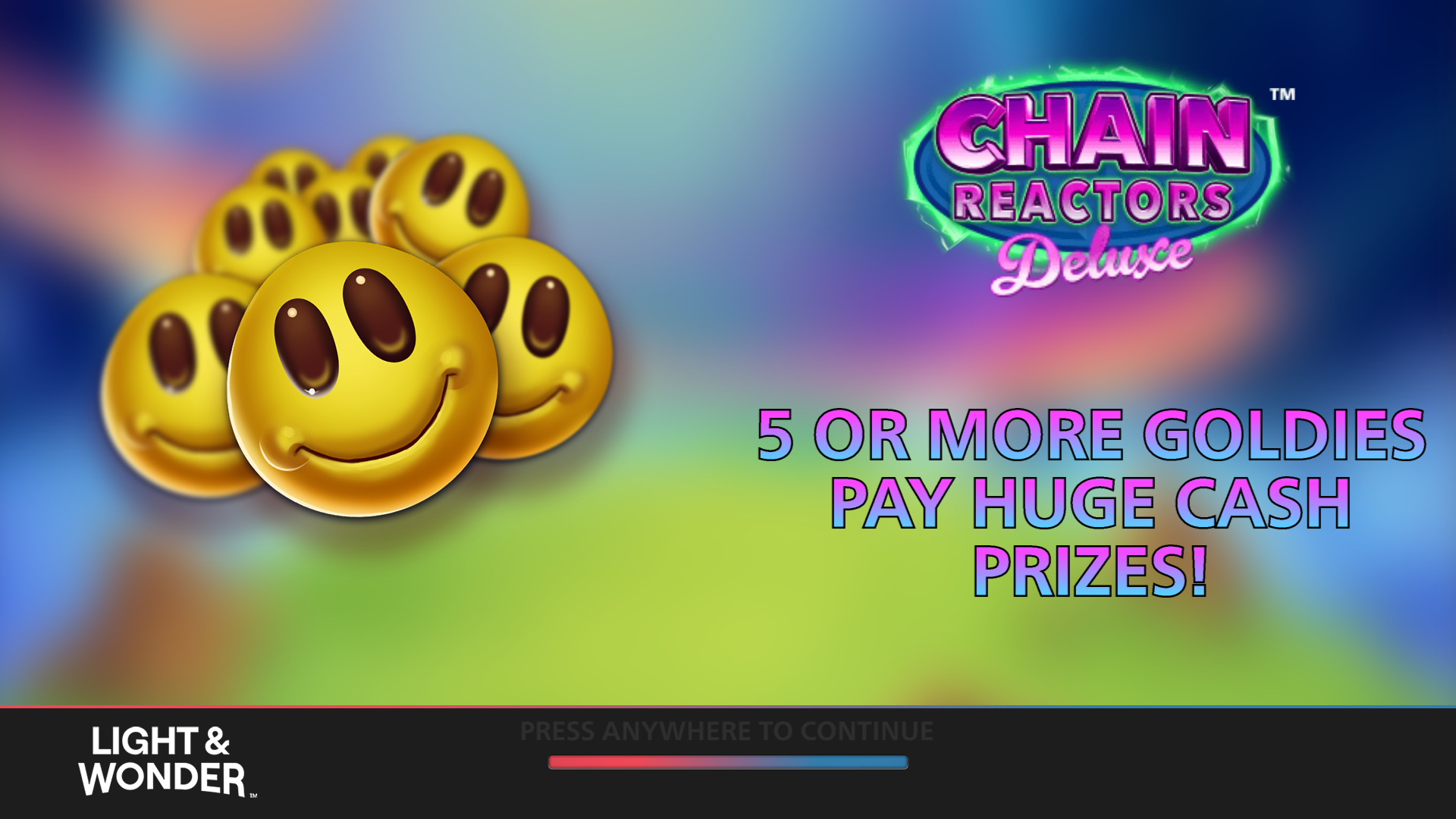 Chain Reactors Deluxe Welcome Page