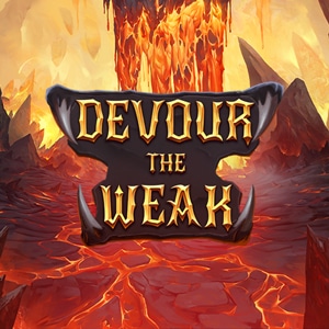 Devour the weak slot logo
