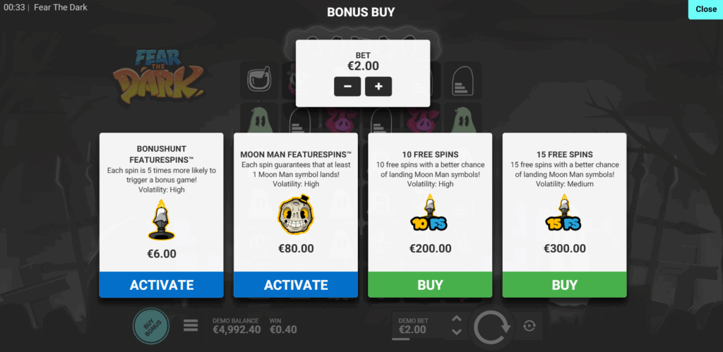 Fear the Dark Free Spins & Bonus Features fear the dark slot
