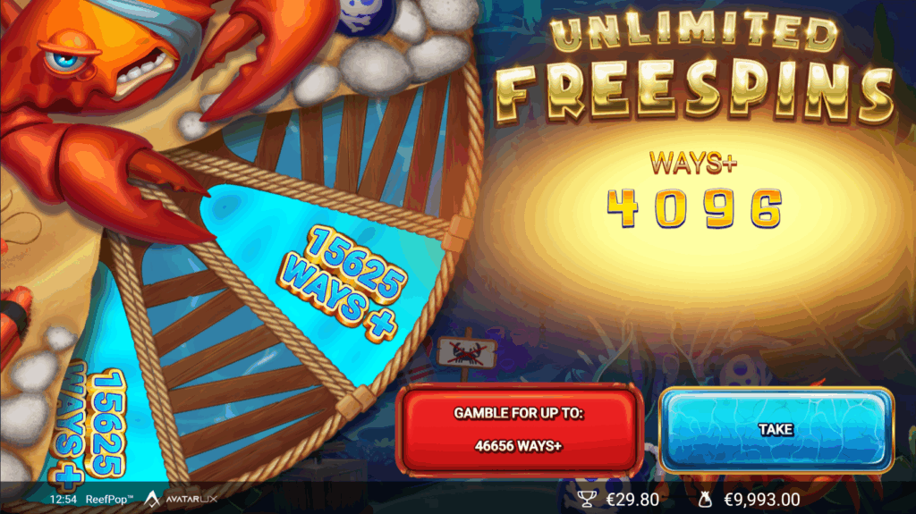 Feature Triggers & Gamble Wheel on ReefPop