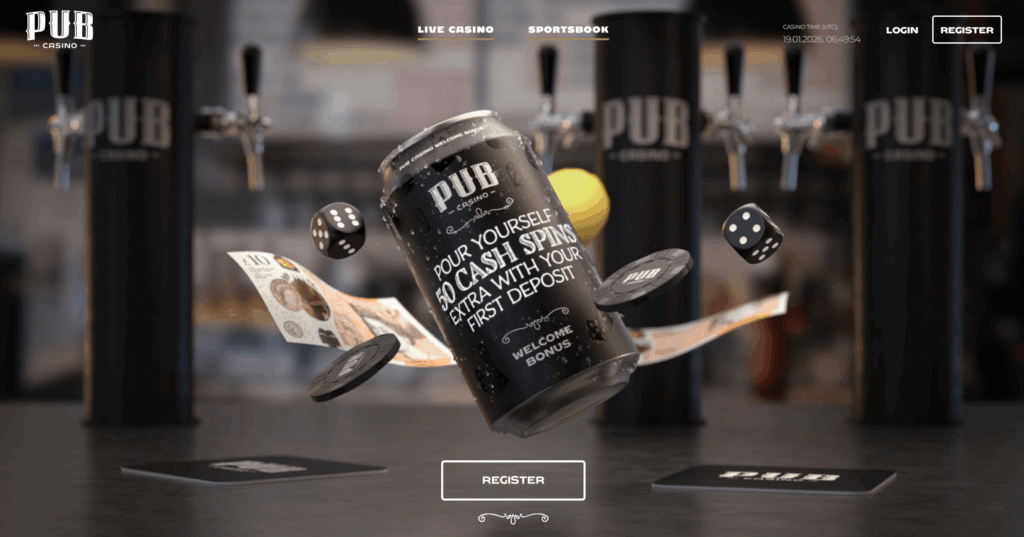pub casino welcome offer 2026