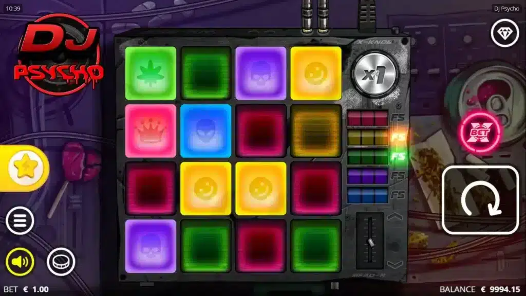 DJ Psycho Base Game