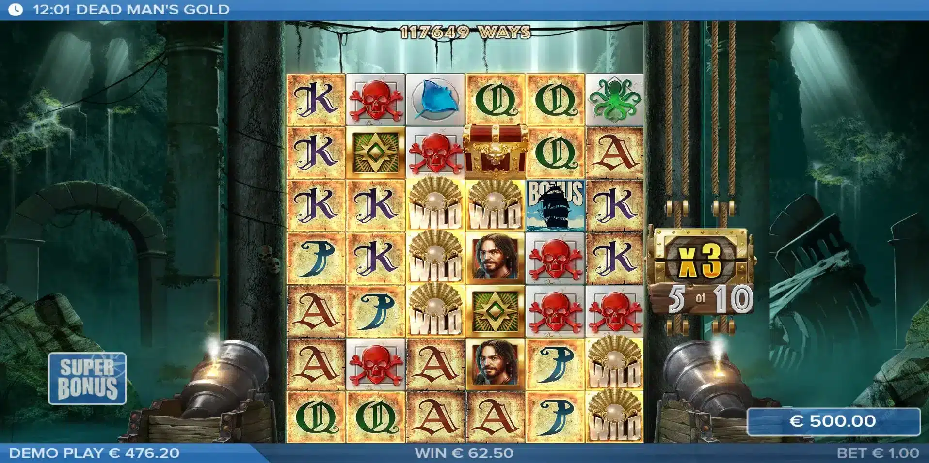 Dead Man's Gold Free Spins