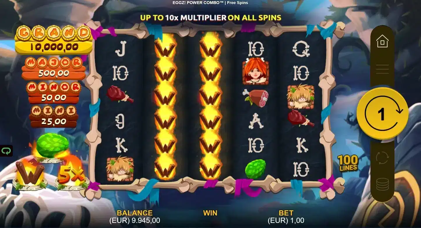 Eggz! Power Combo Free Spins