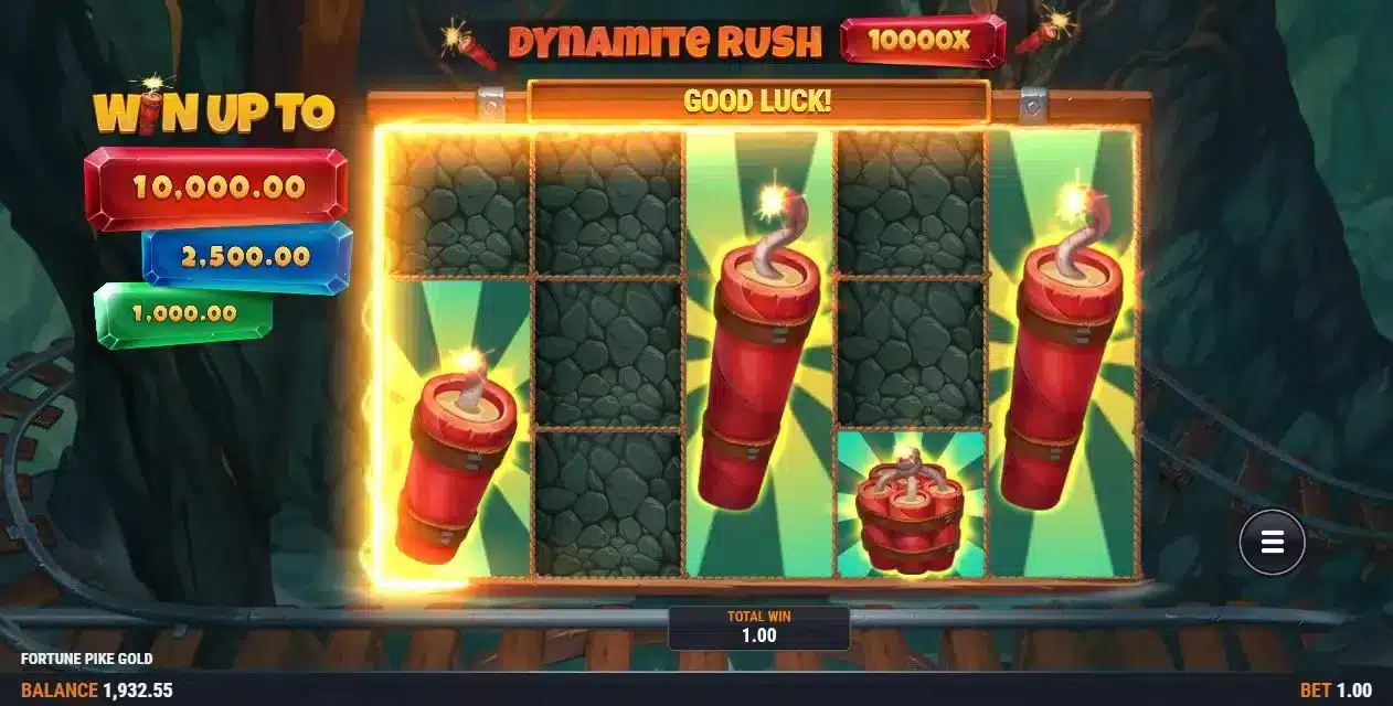 Fortune Pike Gold Dynamite Rush Feature