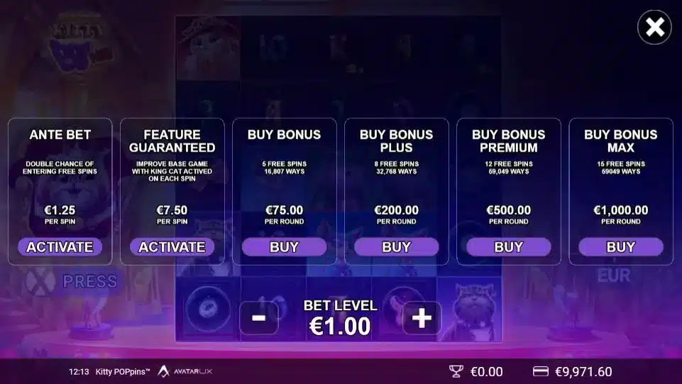 Kitty POPpins Bonus Buy