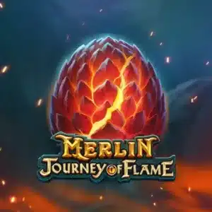 Merlin Journey of Flame Slot Logo