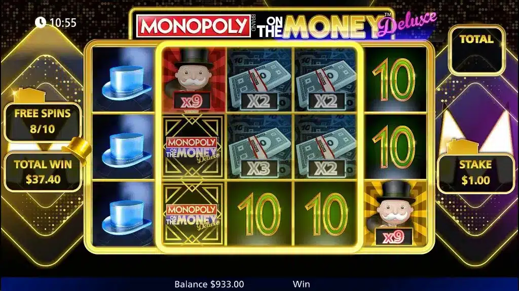 Monopoly on the Money Deluxe Free Spins