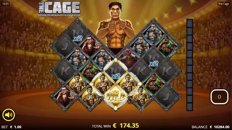 The Cage Title Fight Free Spins
