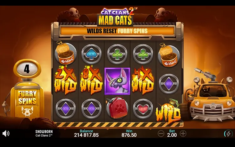 Cat Clans Mad Cats 2 Free Spins