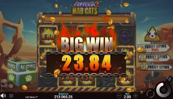 Cat Clans Mad Cats 2 Big Win