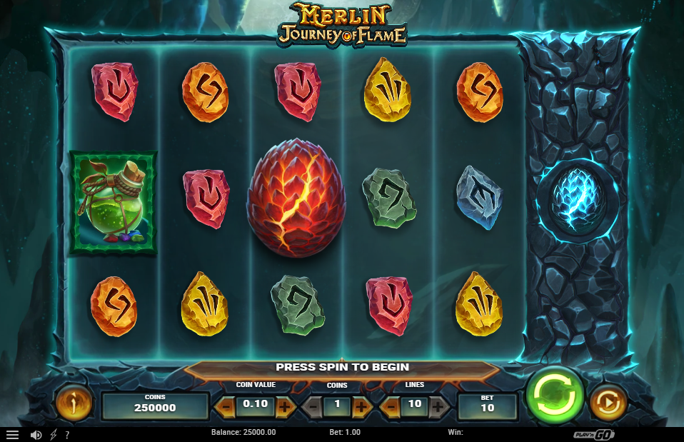 Merlin Journey of Flame Base Game