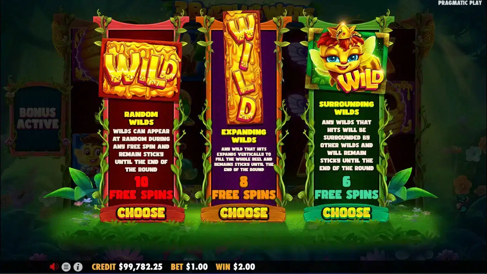 3 Buzzing Wilds Free Spins Options