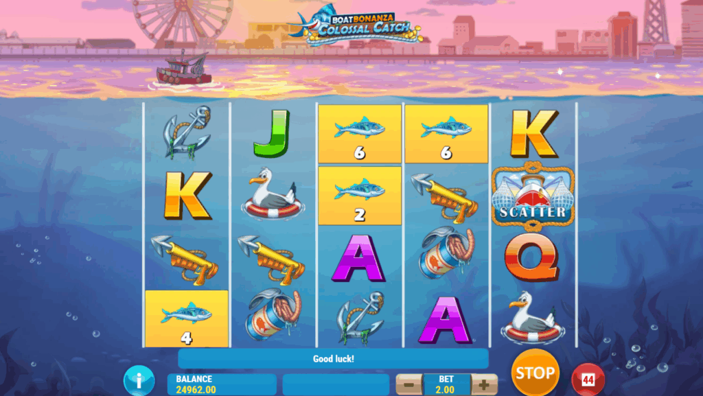 Boat Bonanza Colossal Catch Base Game