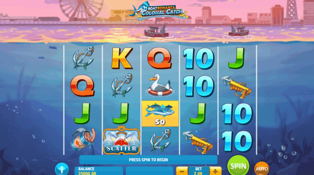Boat Bonanza Colossal Catch Base Game