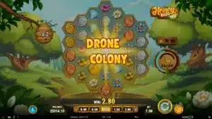 Honey Rush 100 Drone Colony Feature