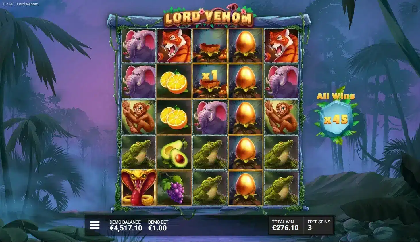 Lord Venom Free Spins