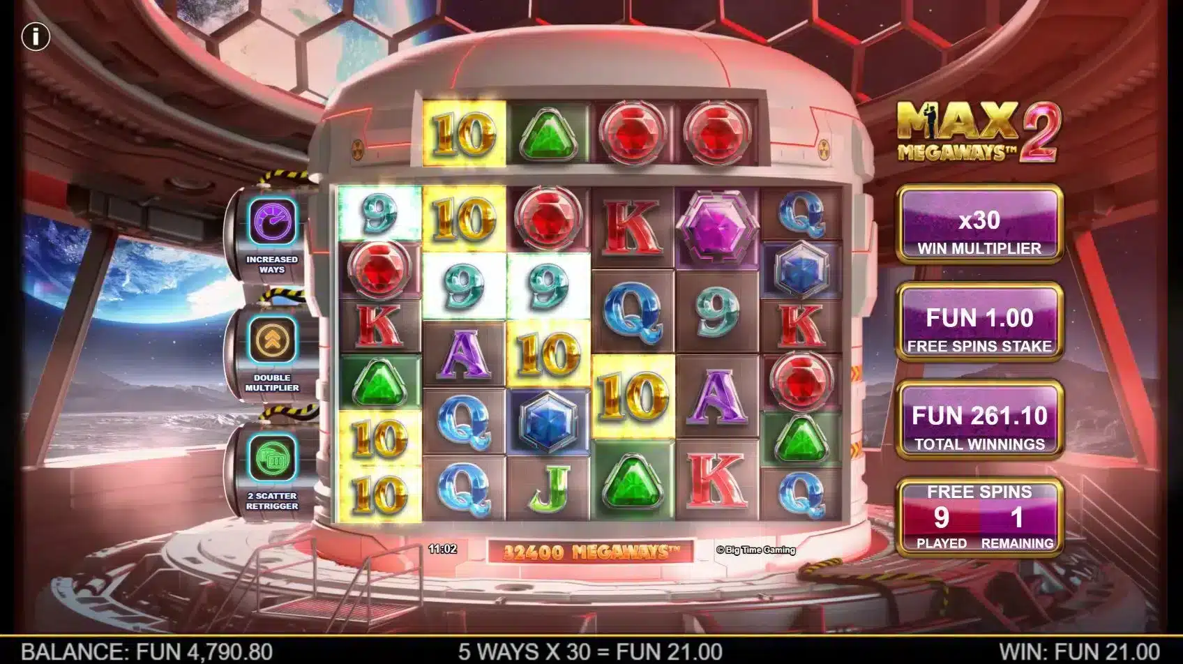Max Megaways 2 Enhanced Free Spins