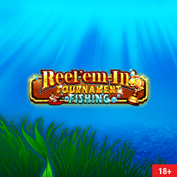 Reel 'em In! Tournament Fishing Slot Logo