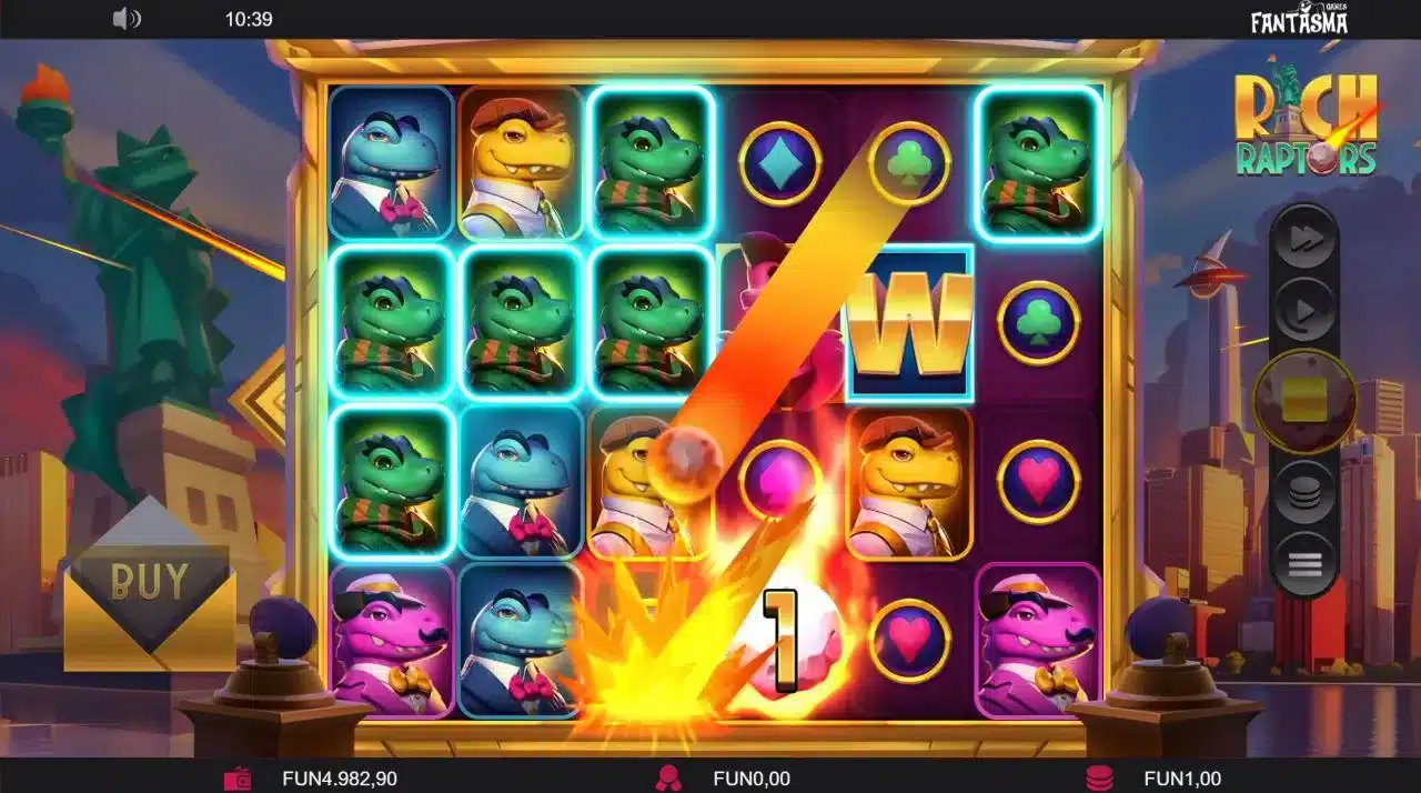 Rich Raptors Slot Meteor Shower
