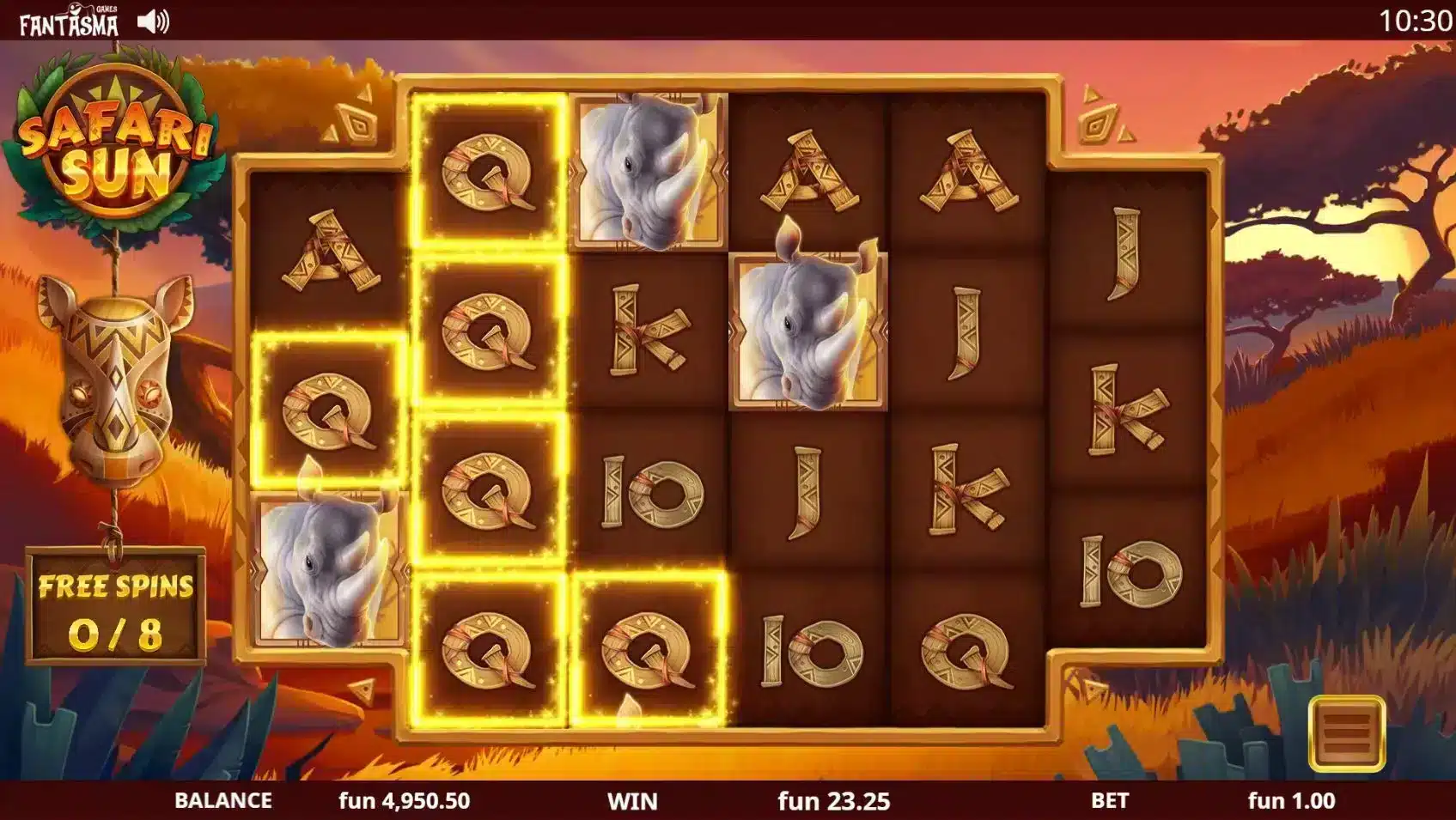 Safari Sun Free Spins