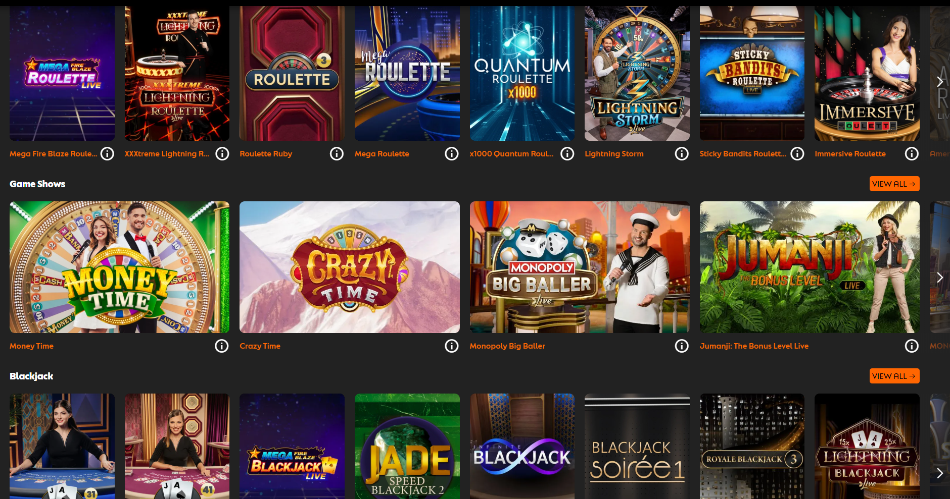 quinncasino live casino
