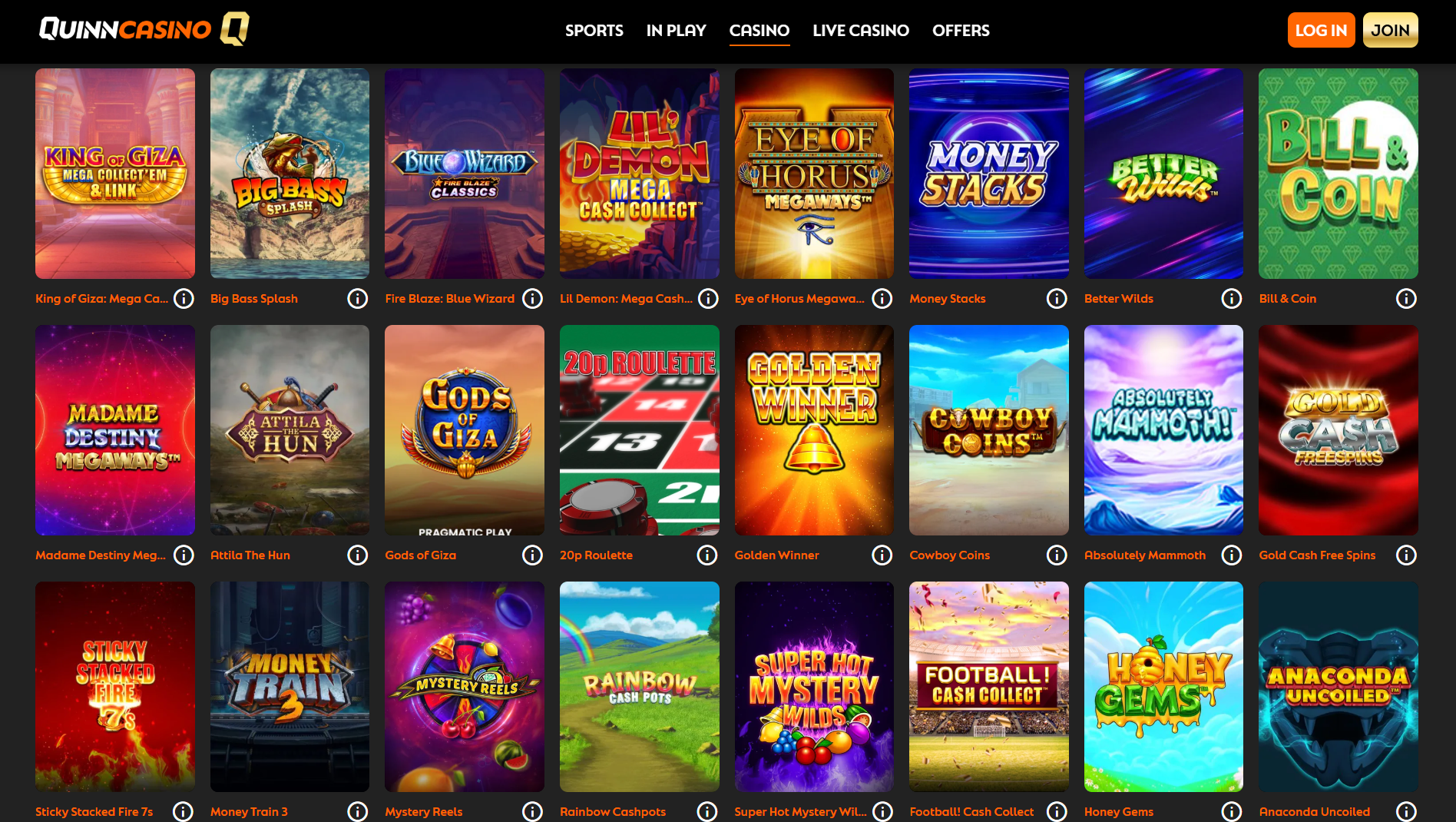 quinncasino slots