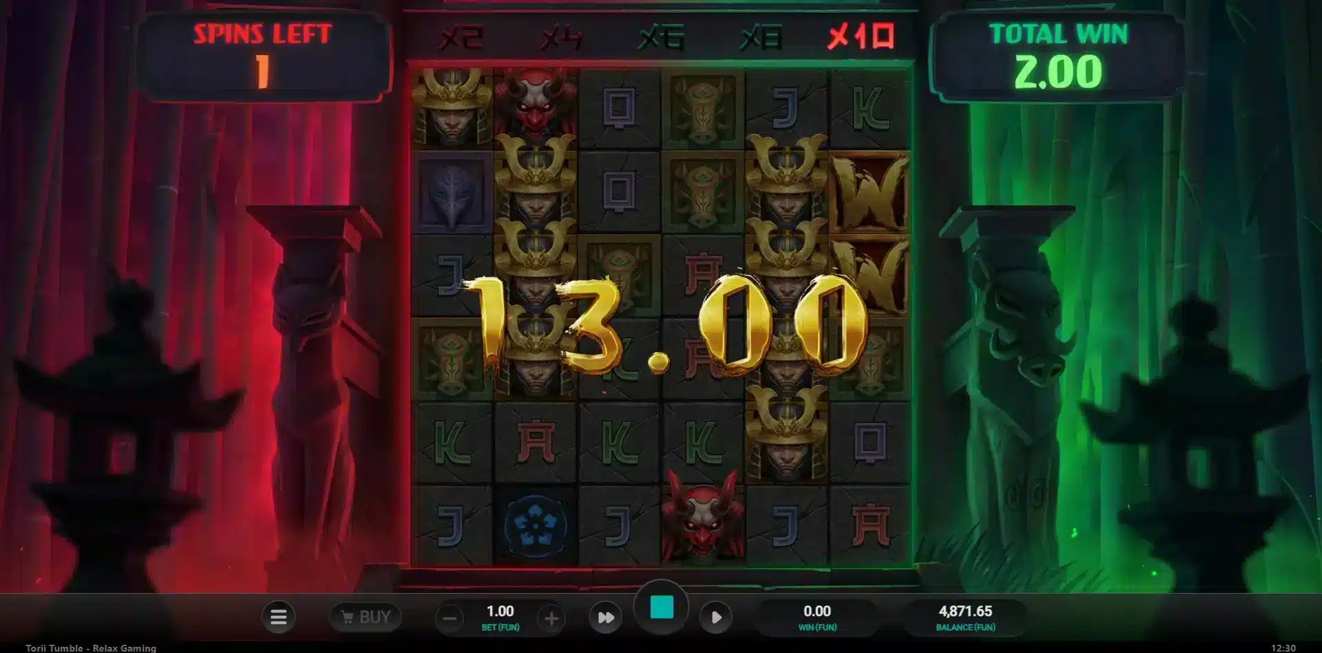 Torii Tumble Free Spins