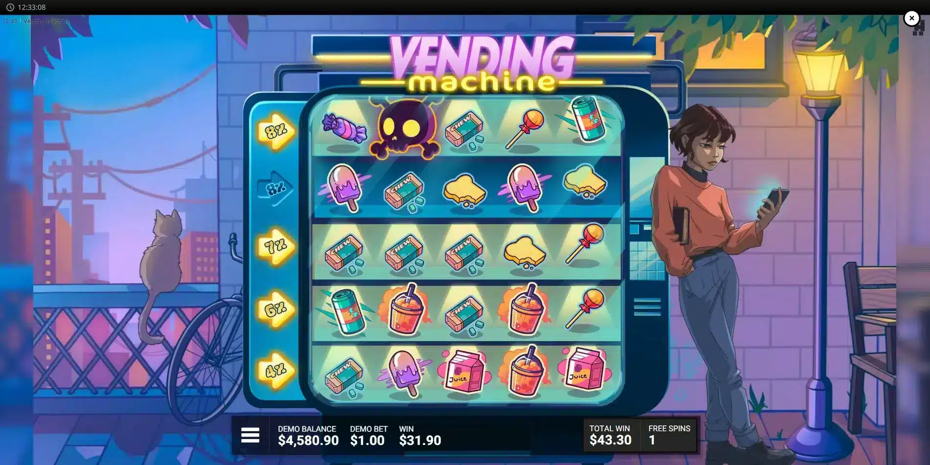 Vending Machine Free Spins
