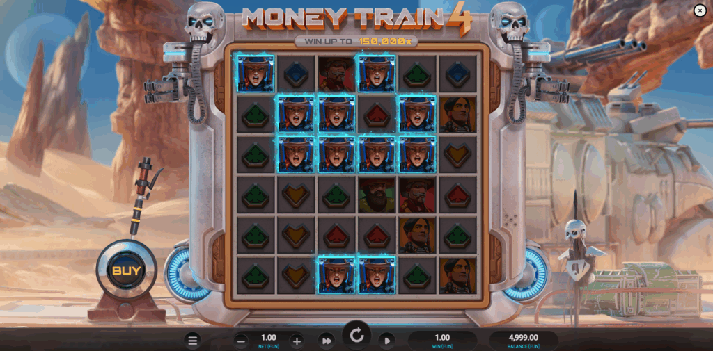 Wins Occur When 8-10 Identical Symbols Appear Anywhere on the Reels
