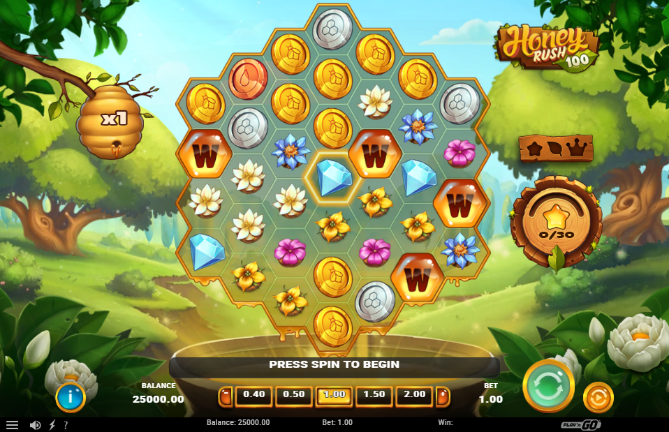 Honey Rush 100 Base Game