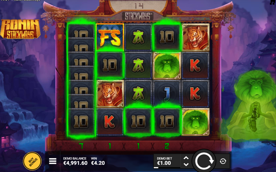 Ronin Stackways Big Win