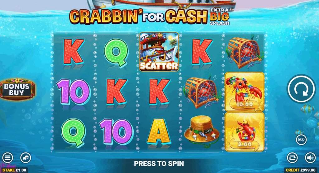 Crabbin' for Cash Extra Big Splash Base Game