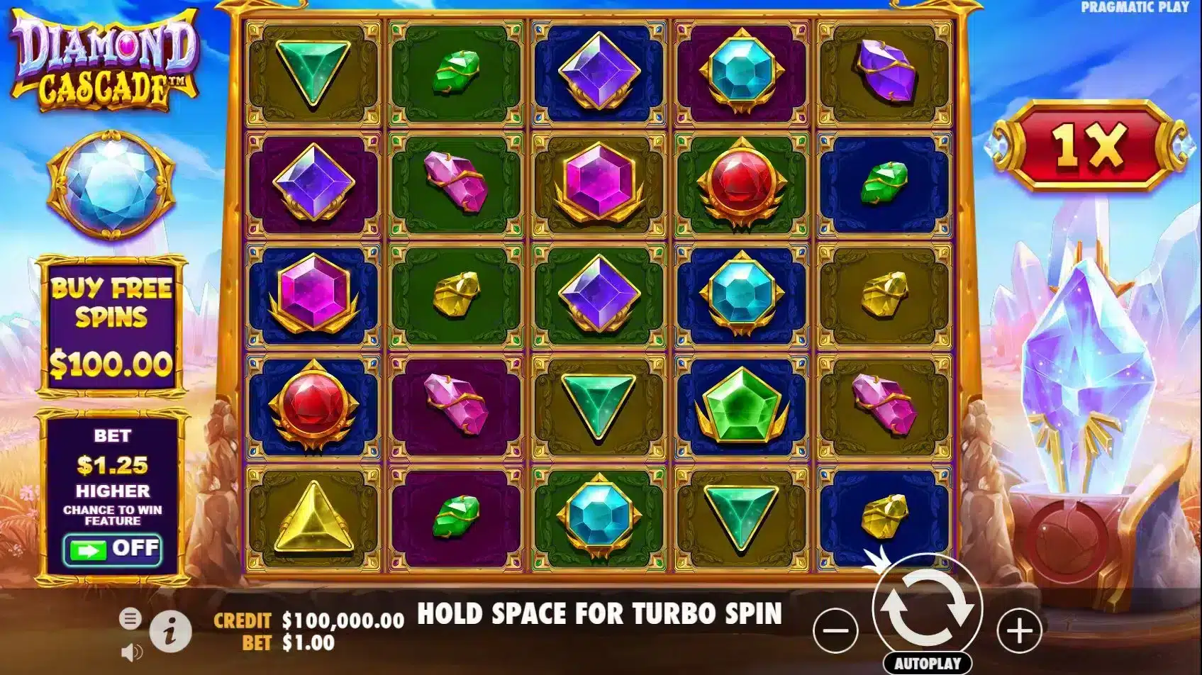 Diamond Cascade Base Game