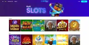 Electric Spins Casino Slots Page