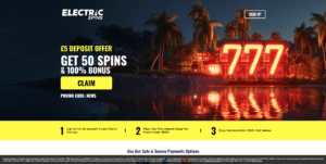 Electric Spins Casino offer