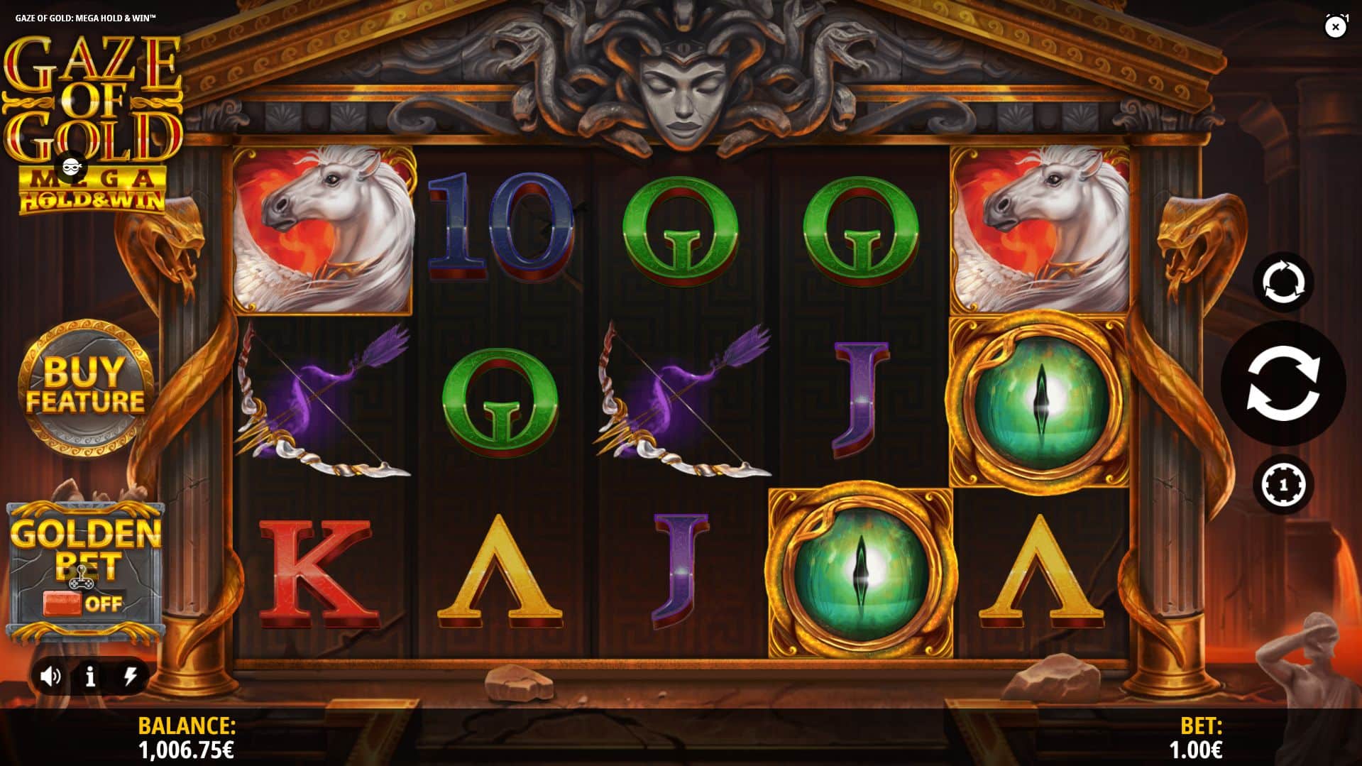 Gaze of Gold Mega Hold & Win Base Game