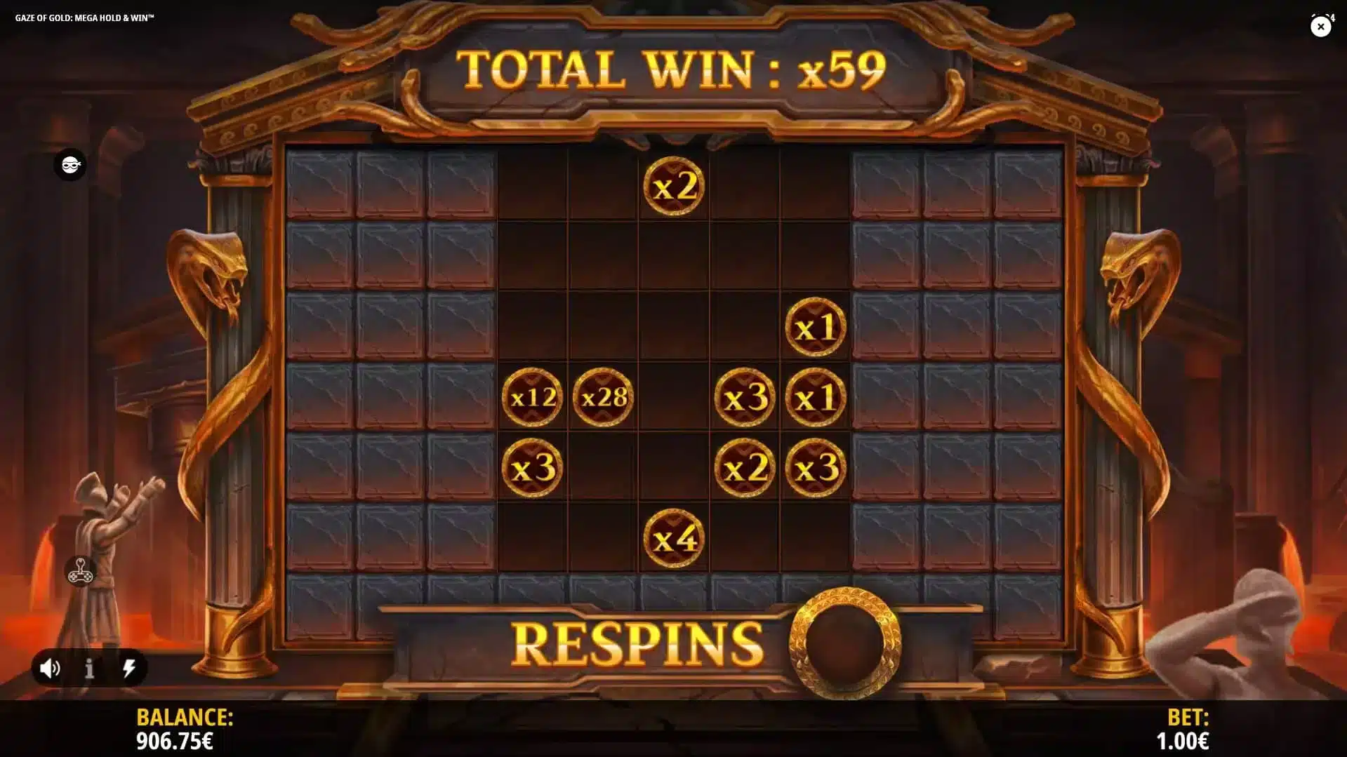 Gaze of Gold Mega Hold & Win Bonus
