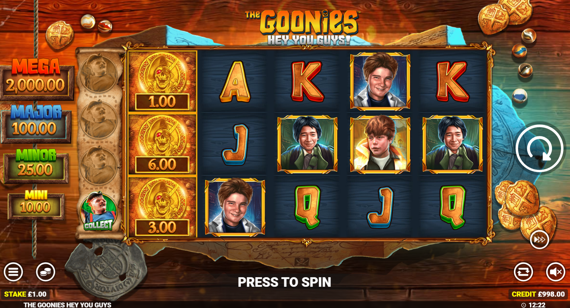 The Goonies Hey You Guys Base Game