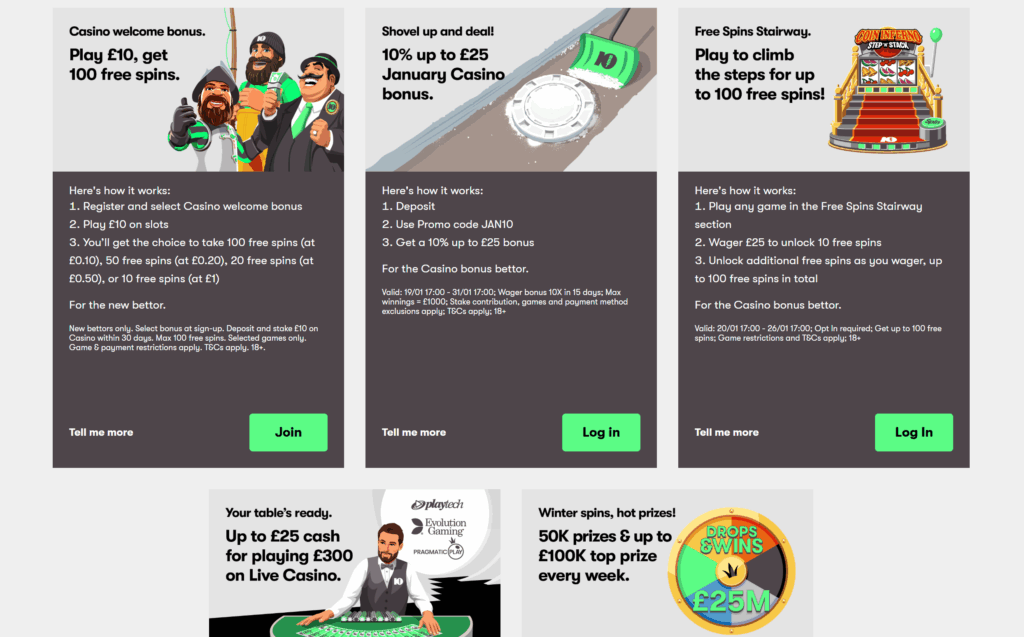 new 10bet casino promotions