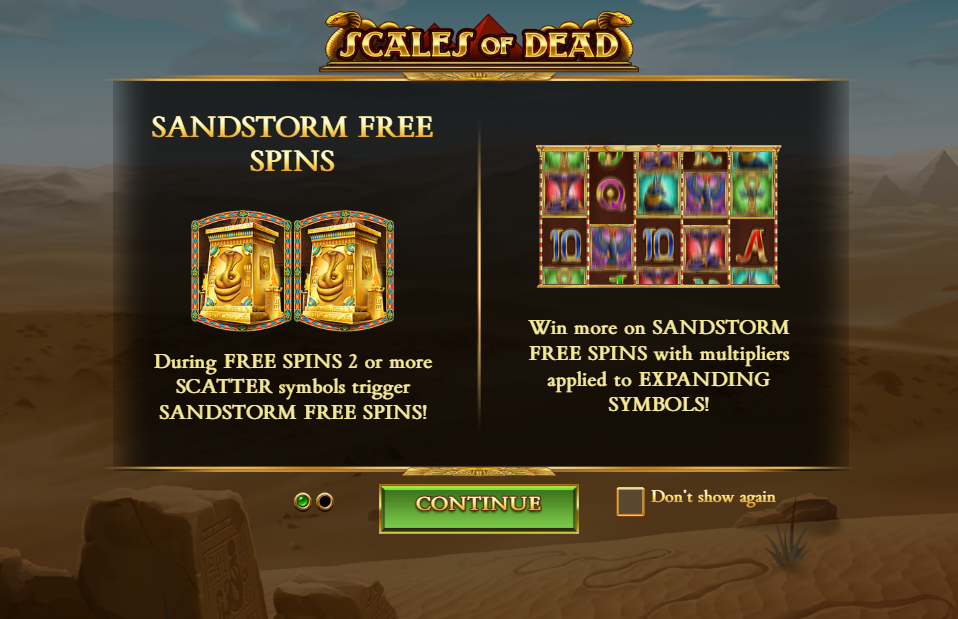 Scales of Dead Welcome Page