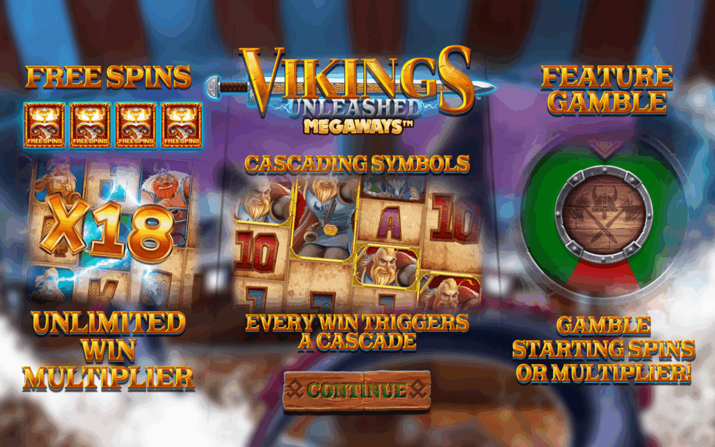 Vikings Unleashed Reloaded Welcome Page