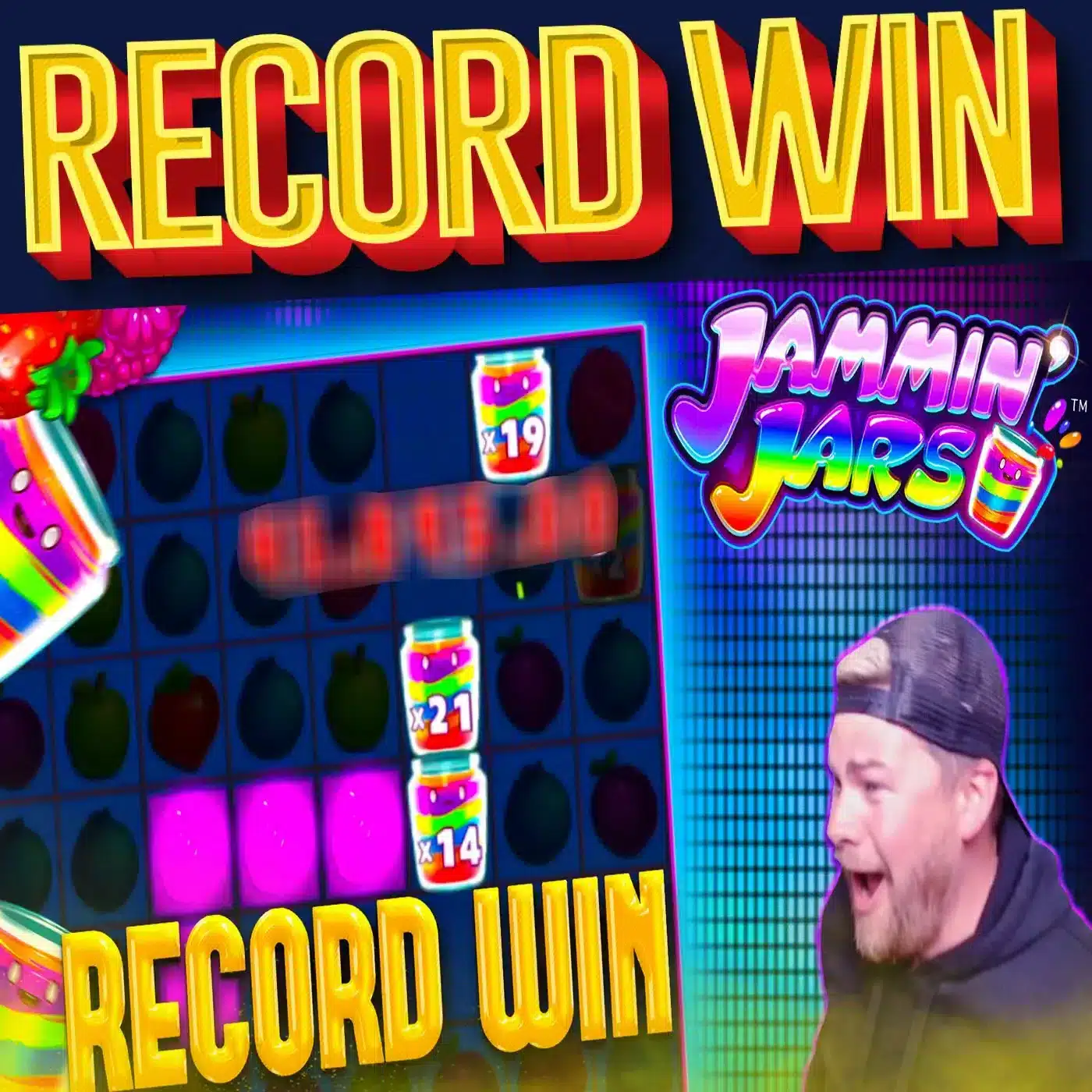🍓 Jammin’ Jars Record Win! Fruity Slots Biggest Ever Win! 🍓
