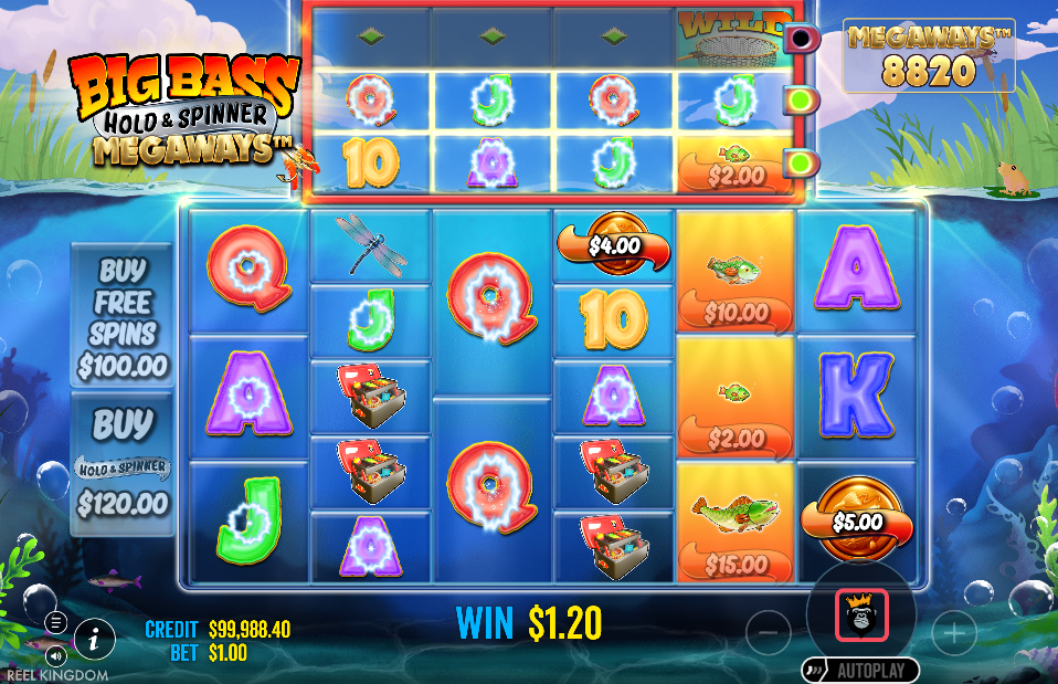 Big Bass Hold & Spinner Megaways Big Win